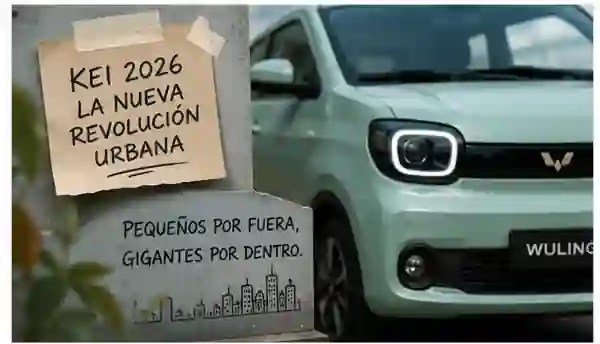 Imagen editorial de DIDISELOP sobre coches urbanos chinos tipo Kei para 2026.