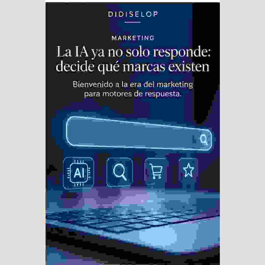 Portada DIDISELOP sobre inteligencia artificial, buscadores y visibilidad de marcas