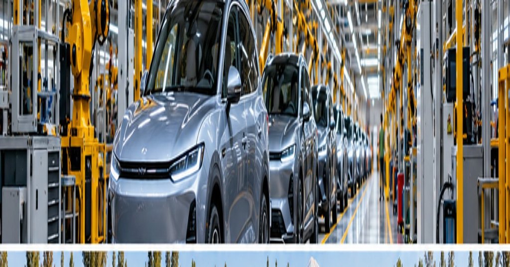 China: fábrica de automóviles eléctricos